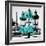 Paris Fashion Series - Love Paris - Parisian Lamppost II-Philippe Hugonnard-Framed Photographic Print