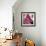 Paris Fashion Series - Love Paris - Pink Eiffel-Philippe Hugonnard-Framed Photographic Print displayed on a wall