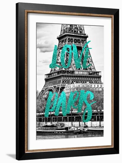 Paris Fashion Series - Love Paris - The Eiffel Tower-Philippe Hugonnard-Framed Photographic Print