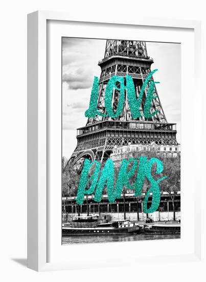 Paris Fashion Series - Love Paris - The Eiffel Tower-Philippe Hugonnard-Framed Photographic Print