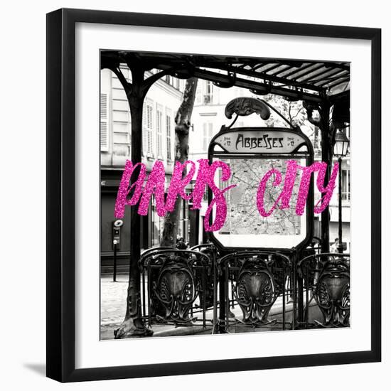 Paris Fashion Series - Paris City - Metro Abbesses II-Philippe Hugonnard-Framed Photographic Print