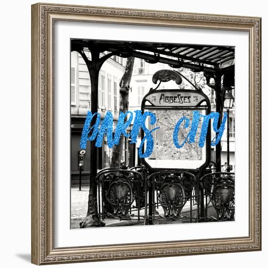 Paris Fashion Series - Paris City - Metro Abbesses III-Philippe Hugonnard-Framed Photographic Print