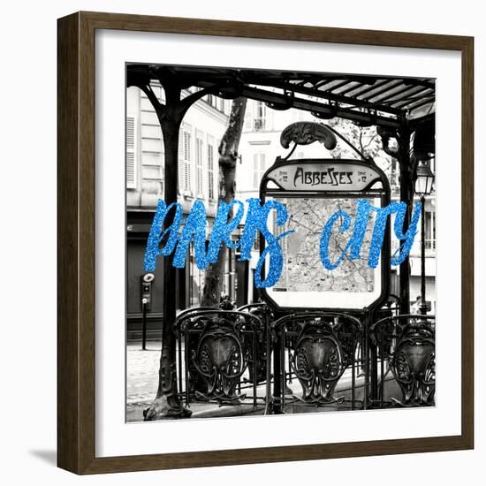 Paris Fashion Series - Paris City - Metro Abbesses III-Philippe Hugonnard-Framed Photographic Print