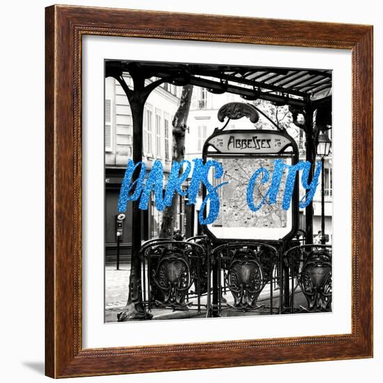 Paris Fashion Series - Paris City - Metro Abbesses III-Philippe Hugonnard-Framed Photographic Print