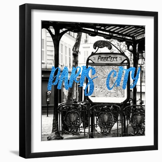 Paris Fashion Series - Paris City - Metro Abbesses III-Philippe Hugonnard-Framed Photographic Print