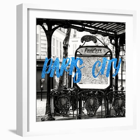 Paris Fashion Series - Paris City - Metro Abbesses III-Philippe Hugonnard-Framed Photographic Print