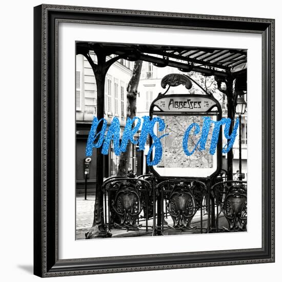 Paris Fashion Series - Paris City - Metro Abbesses III-Philippe Hugonnard-Framed Photographic Print