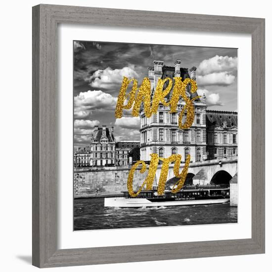 Paris Fashion Series - Paris City - The Louvre-Philippe Hugonnard-Framed Photographic Print