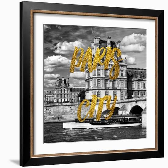 Paris Fashion Series - Paris City - The Louvre-Philippe Hugonnard-Framed Photographic Print