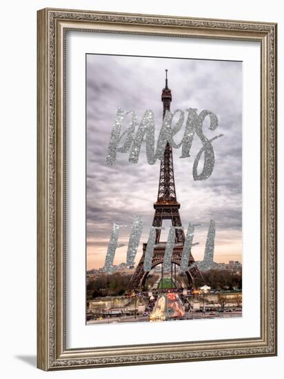 Paris Fashion Series - Paris Eiffel II-Philippe Hugonnard-Framed Photographic Print