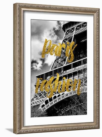 Paris Fashion Series - Paris Fashion - Eiffel Tower-Philippe Hugonnard-Framed Photographic Print