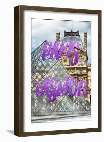 Paris Fashion Series - Paris Fashion - The Louvre II-Philippe Hugonnard-Framed Photographic Print