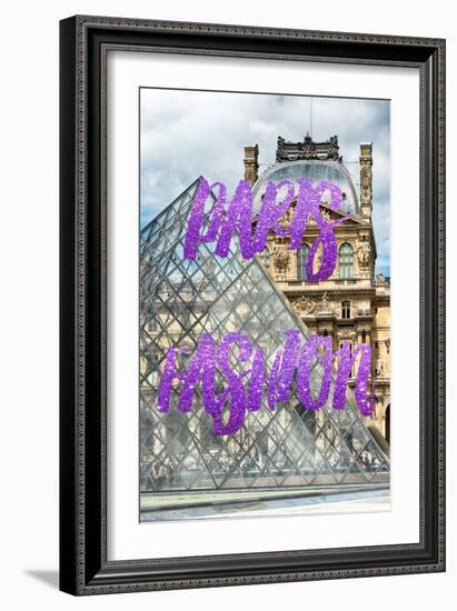 Paris Fashion Series - Paris Fashion - The Louvre II-Philippe Hugonnard-Framed Photographic Print