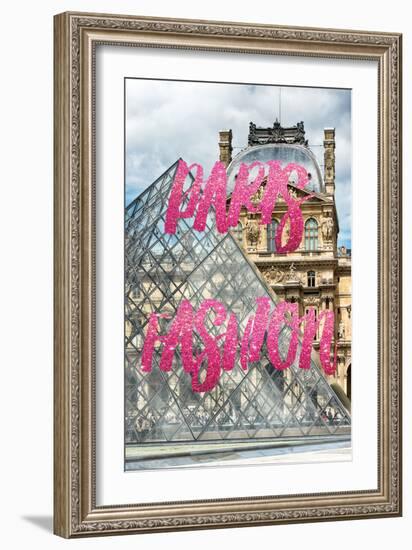 Paris Fashion Series - Paris Fashion - The Louvre III-Philippe Hugonnard-Framed Photographic Print