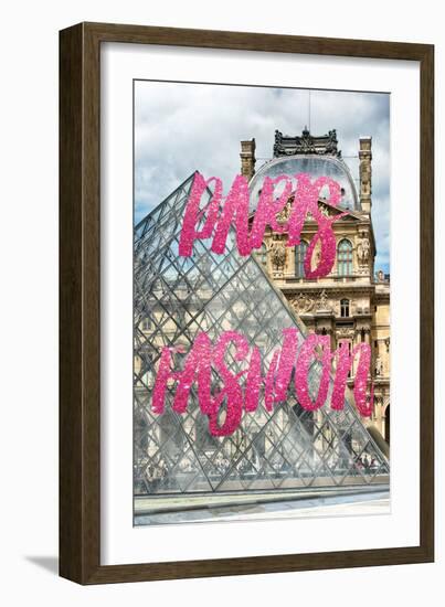 Paris Fashion Series - Paris Fashion - The Louvre III-Philippe Hugonnard-Framed Photographic Print