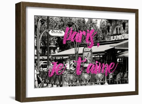 Paris Fashion Series - Paris, Je t'aime - Saint-Michel II-Philippe Hugonnard-Framed Photographic Print