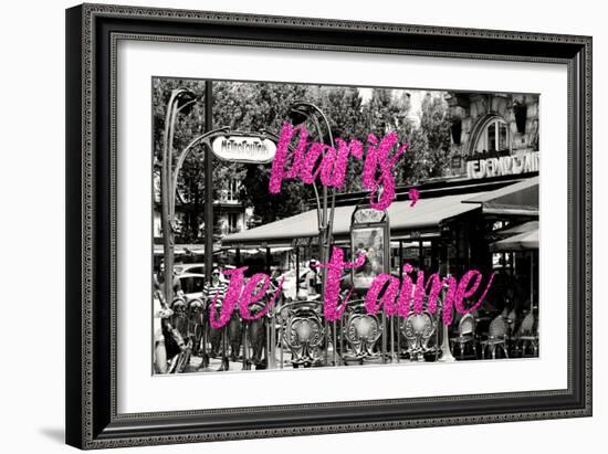 Paris Fashion Series - Paris, Je t'aime - Saint-Michel II-Philippe Hugonnard-Framed Photographic Print