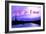 Paris Fashion Series - Paris, je t'aime - Seine River at Sunset III-Philippe Hugonnard-Framed Photographic Print