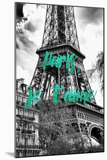Paris Fashion Series - Paris, je t'aime - The Eiffel Tower III-Philippe Hugonnard-Mounted Photographic Print