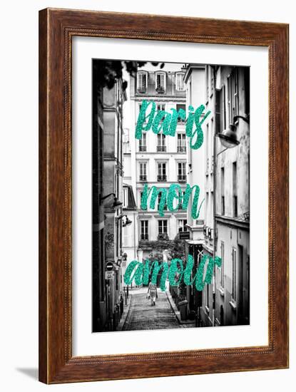Paris Fashion Series - Paris mon amour - Montmartre II-Philippe Hugonnard-Framed Photographic Print