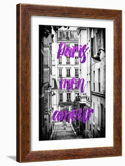 Paris Fashion Series - Paris mon amour - Montmartre III-Philippe Hugonnard-Framed Photographic Print