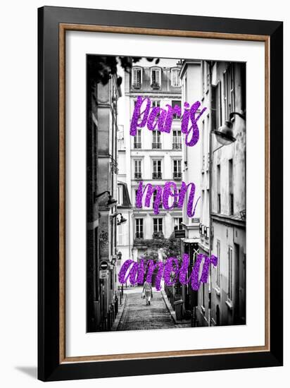 Paris Fashion Series - Paris mon amour - Montmartre III-Philippe Hugonnard-Framed Photographic Print