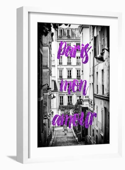 Paris Fashion Series - Paris mon amour - Montmartre III-Philippe Hugonnard-Framed Photographic Print