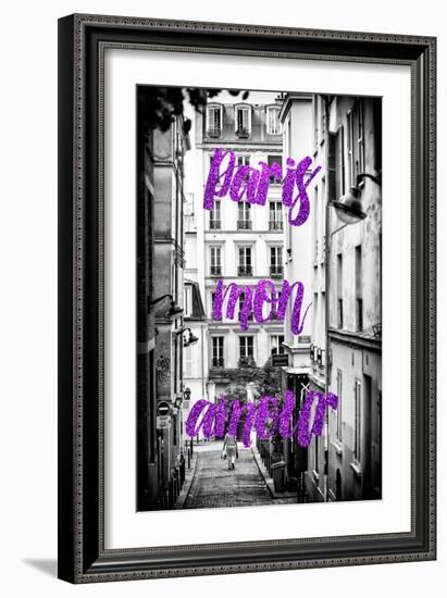 Paris Fashion Series - Paris mon amour - Montmartre III-Philippe Hugonnard-Framed Photographic Print