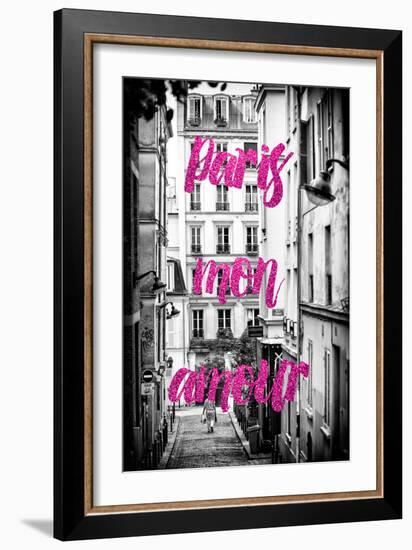 Paris Fashion Series - Paris mon amour - Montmartre IV-Philippe Hugonnard-Framed Photographic Print