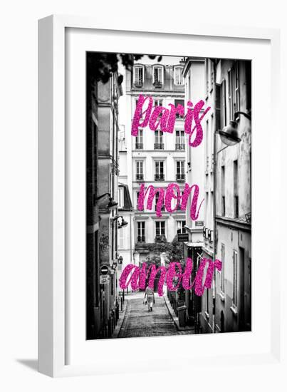 Paris Fashion Series - Paris mon amour - Montmartre IV-Philippe Hugonnard-Framed Photographic Print