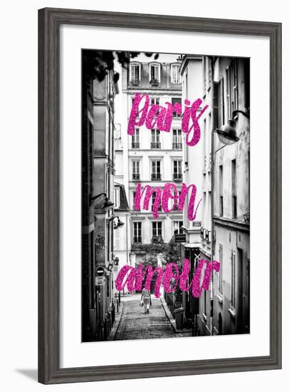 Paris Fashion Series - Paris mon amour - Montmartre IV-Philippe Hugonnard-Framed Photographic Print