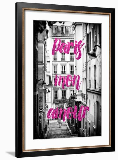 Paris Fashion Series - Paris mon amour - Montmartre IV-Philippe Hugonnard-Framed Photographic Print