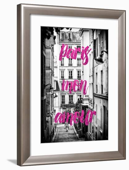 Paris Fashion Series - Paris mon amour - Montmartre IV-Philippe Hugonnard-Framed Photographic Print