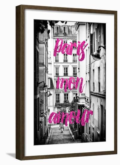 Paris Fashion Series - Paris mon amour - Montmartre IV-Philippe Hugonnard-Framed Photographic Print