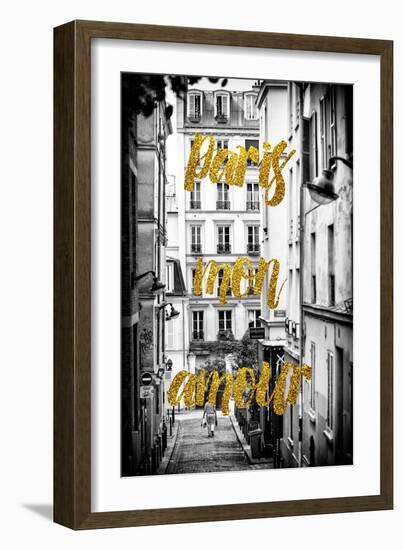 Paris Fashion Series - Paris mon amour - Montmartre-Philippe Hugonnard-Framed Photographic Print