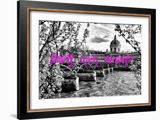 Paris Fashion Series - Paris mon amour - Pont des Arts II-Philippe Hugonnard-Framed Photographic Print