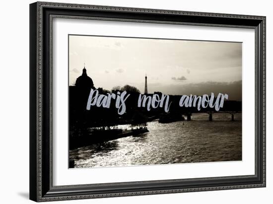 Paris Fashion Series - Paris mon amour - Sunset II-Philippe Hugonnard-Framed Photographic Print