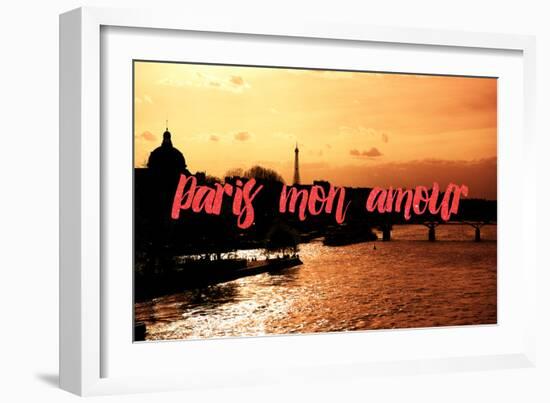 Paris Fashion Series - Paris mon amour - Sunset-Philippe Hugonnard-Framed Photographic Print