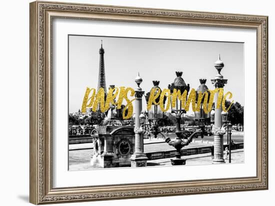Paris Fashion Series - Paris Romantic - Street Scene-Philippe Hugonnard-Framed Photographic Print