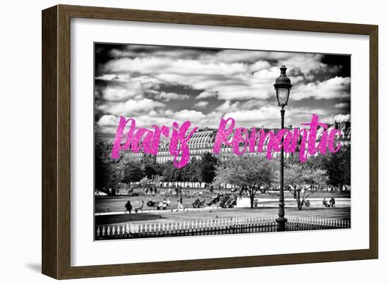 Paris Fashion Series - Paris Romantic - The Tuileries Gardens II-Philippe Hugonnard-Framed Photographic Print