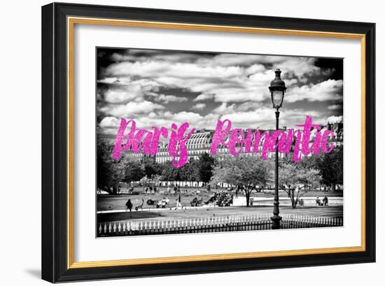 Paris Fashion Series - Paris Romantic - The Tuileries Gardens II-Philippe Hugonnard-Framed Photographic Print