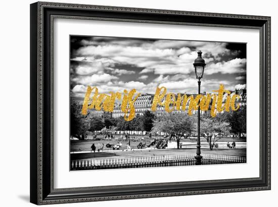 Paris Fashion Series - Paris Romantic - The Tuileries Gardens-Philippe Hugonnard-Framed Photographic Print