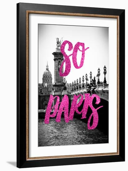 Paris Fashion Series - So Paris - Alexandre III-Philippe Hugonnard-Framed Photographic Print