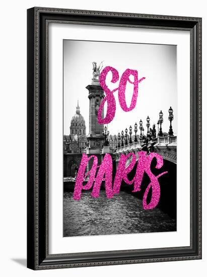 Paris Fashion Series - So Paris - Alexandre III-Philippe Hugonnard-Framed Photographic Print