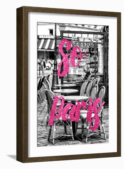 Paris Fashion Series - So Paris - Brasserie Montmartre II-Philippe Hugonnard-Framed Photographic Print