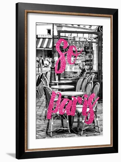 Paris Fashion Series - So Paris - Brasserie Montmartre II-Philippe Hugonnard-Framed Photographic Print