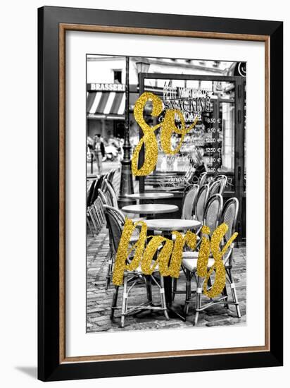 Paris Fashion Series - So Paris - Brasserie Montmartre-Philippe Hugonnard-Framed Photographic Print