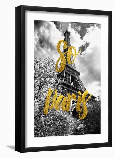 Paris Fashion Series - So Paris - Eiffel Tower-Philippe Hugonnard-Framed Photographic Print