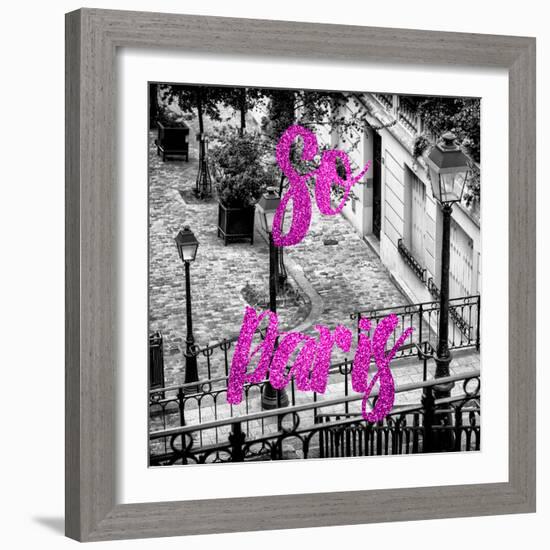 Paris Fashion Series - So Paris - Montmartre Street II-Philippe Hugonnard-Framed Photographic Print