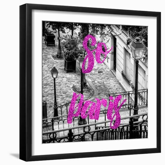 Paris Fashion Series - So Paris - Montmartre Street II-Philippe Hugonnard-Framed Photographic Print